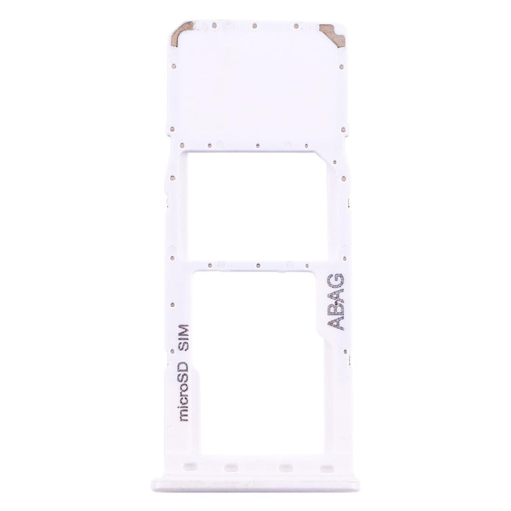 Black replacement SIM and Micro SD card tray for Samsung Galaxy A21S smartphone