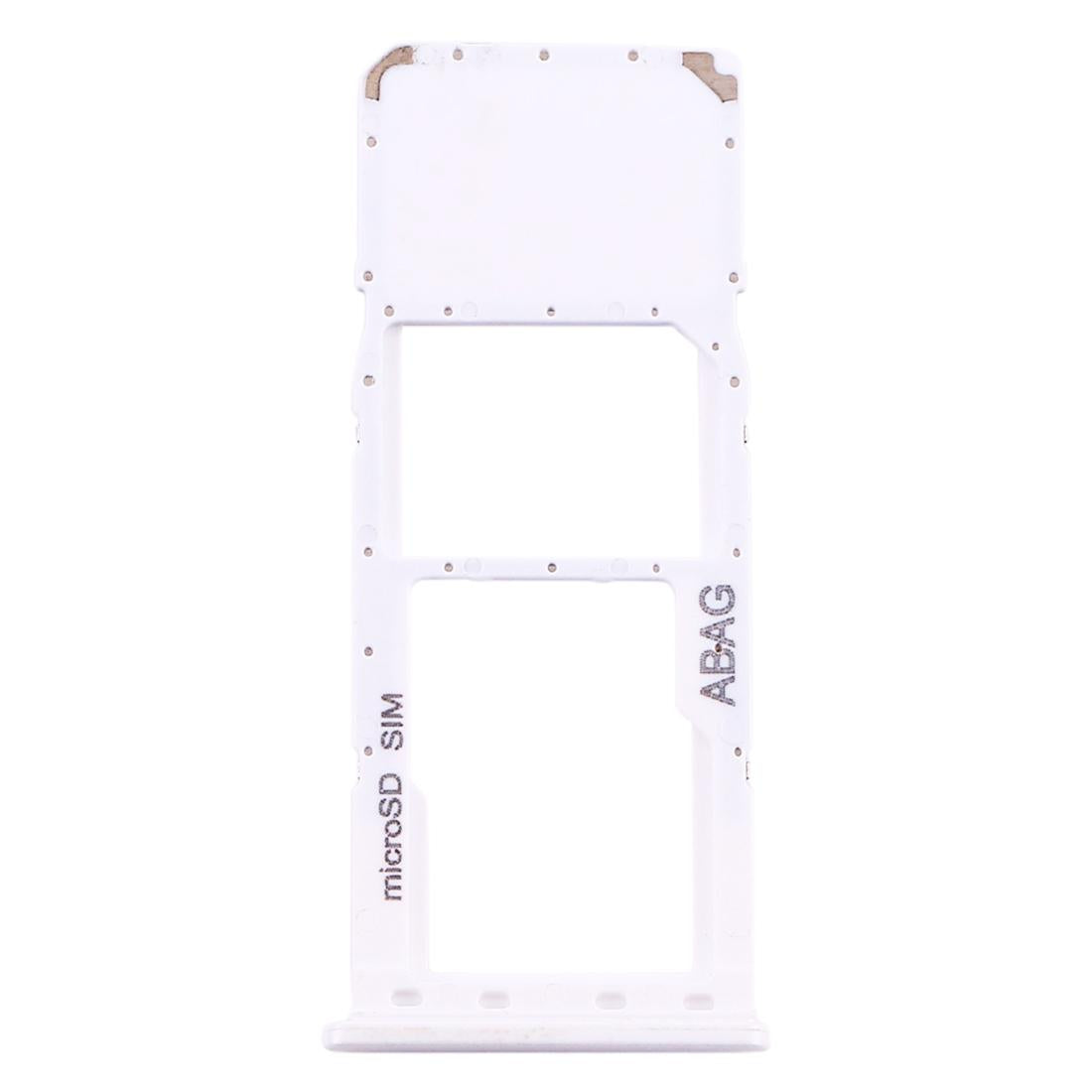 Black replacement SIM and Micro SD card tray for Samsung Galaxy A21S smartphone