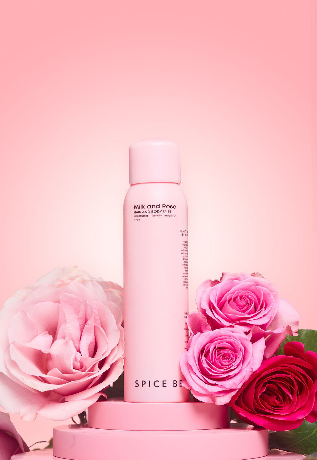 Floral hair and body mist in a 6.7oz bottle with nourishing natural botanical ingredients — view 5