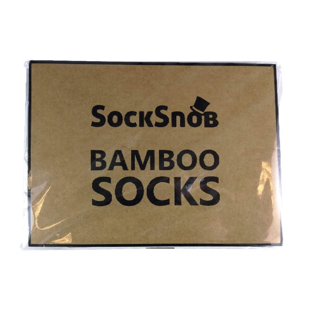 Four pack of luxury unisex bamboo crew dress socks in premium soft breathable knit — view 2