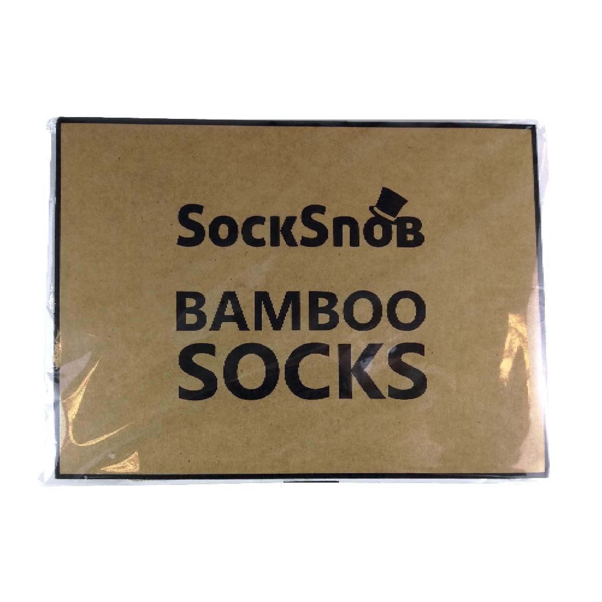Four pack of luxury unisex bamboo crew dress socks in premium soft breathable knit — view 2