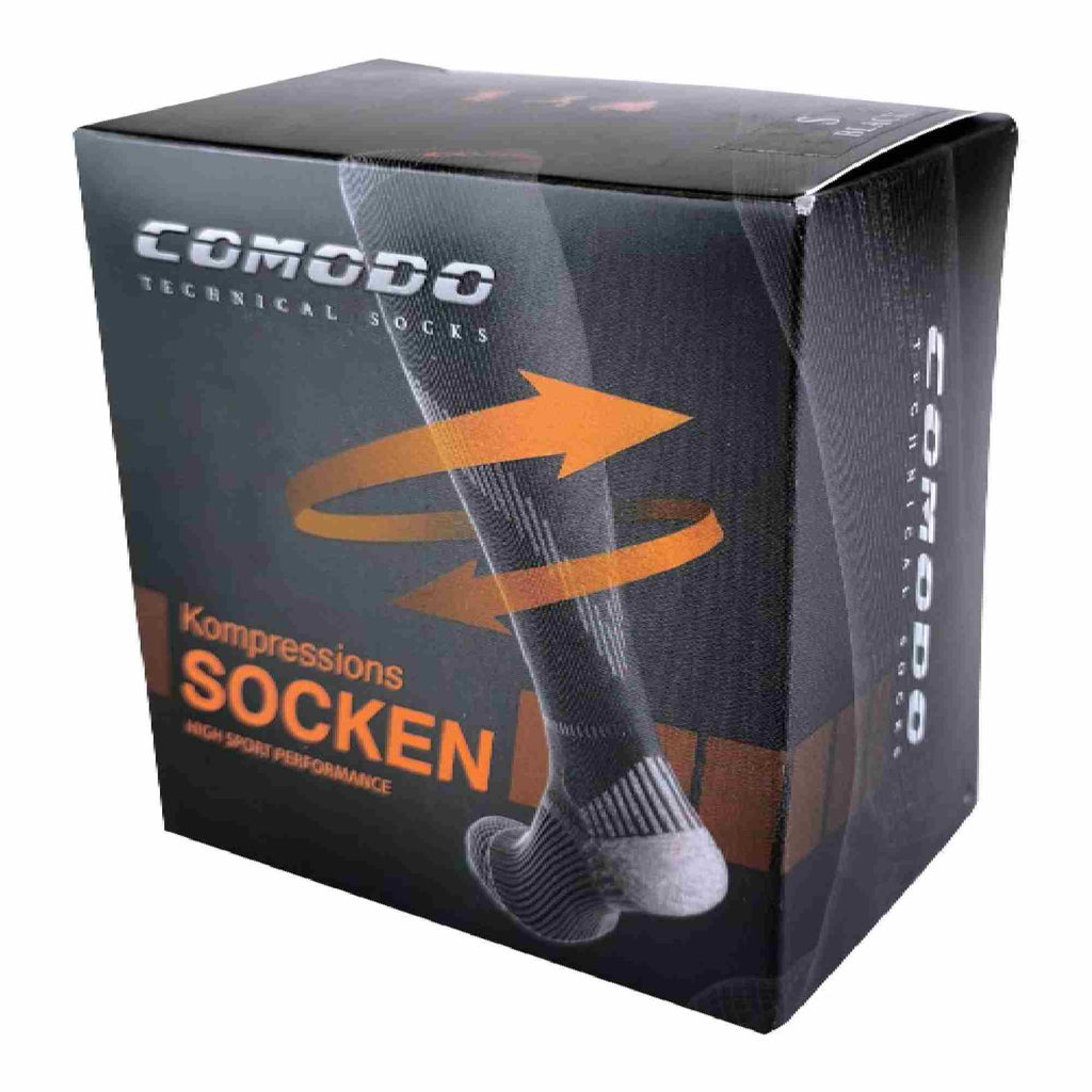 Unisex over the calf compression running socks with cushioned soles for performance and recovery — view 2