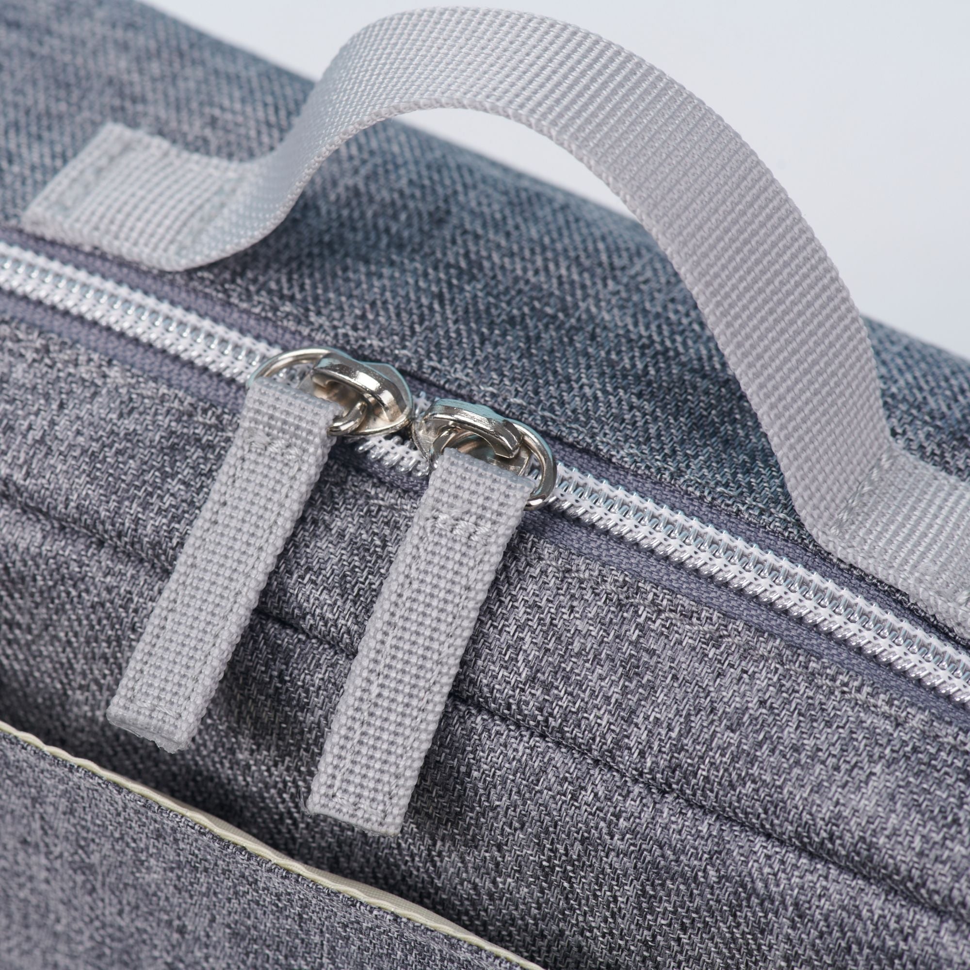 Compact diaper clutch bag with built-in baby wipe dispenser and adjustable shoulder strap for strollers — view 5