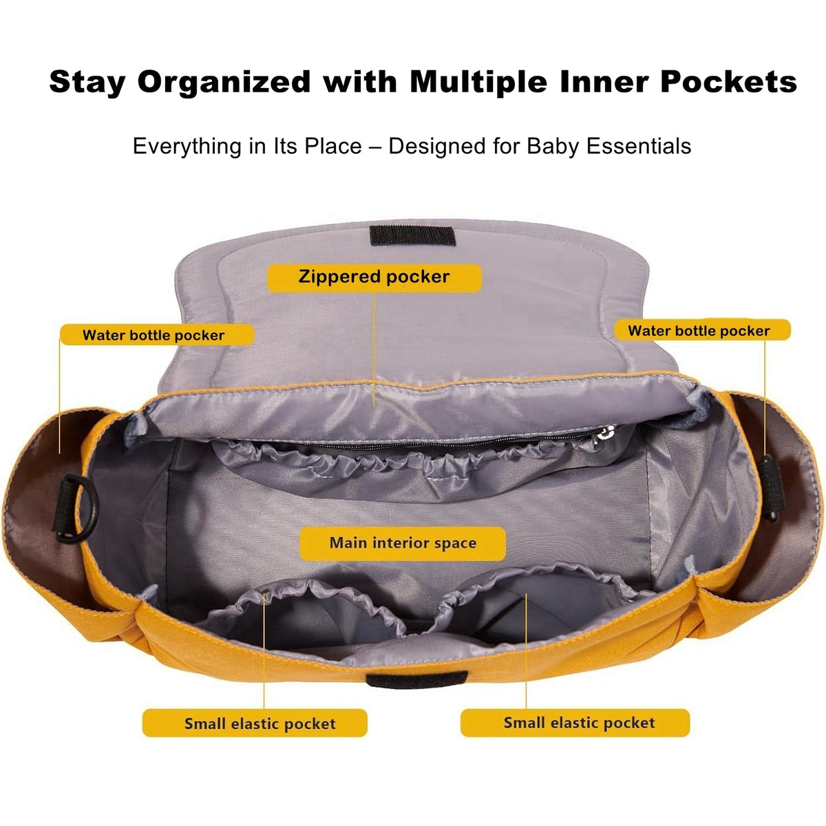 Kitty Paws Stroller Organizer-3