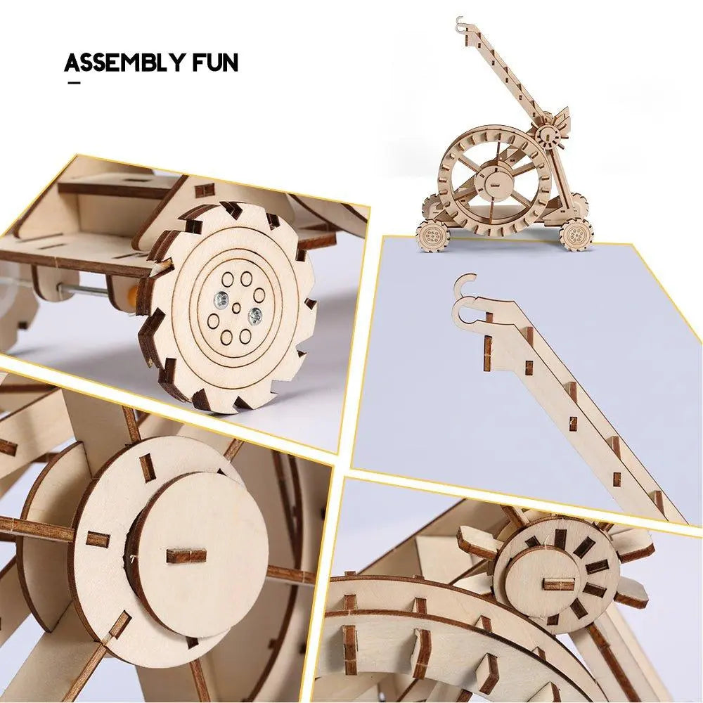 STEM remote control battle machine kit with circuit connections, plastic chassis, and all-terrain tires. — view 4