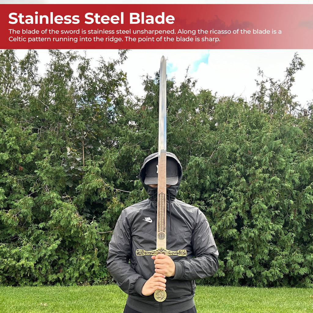Sword of Excalibur King Arthur Golden-3