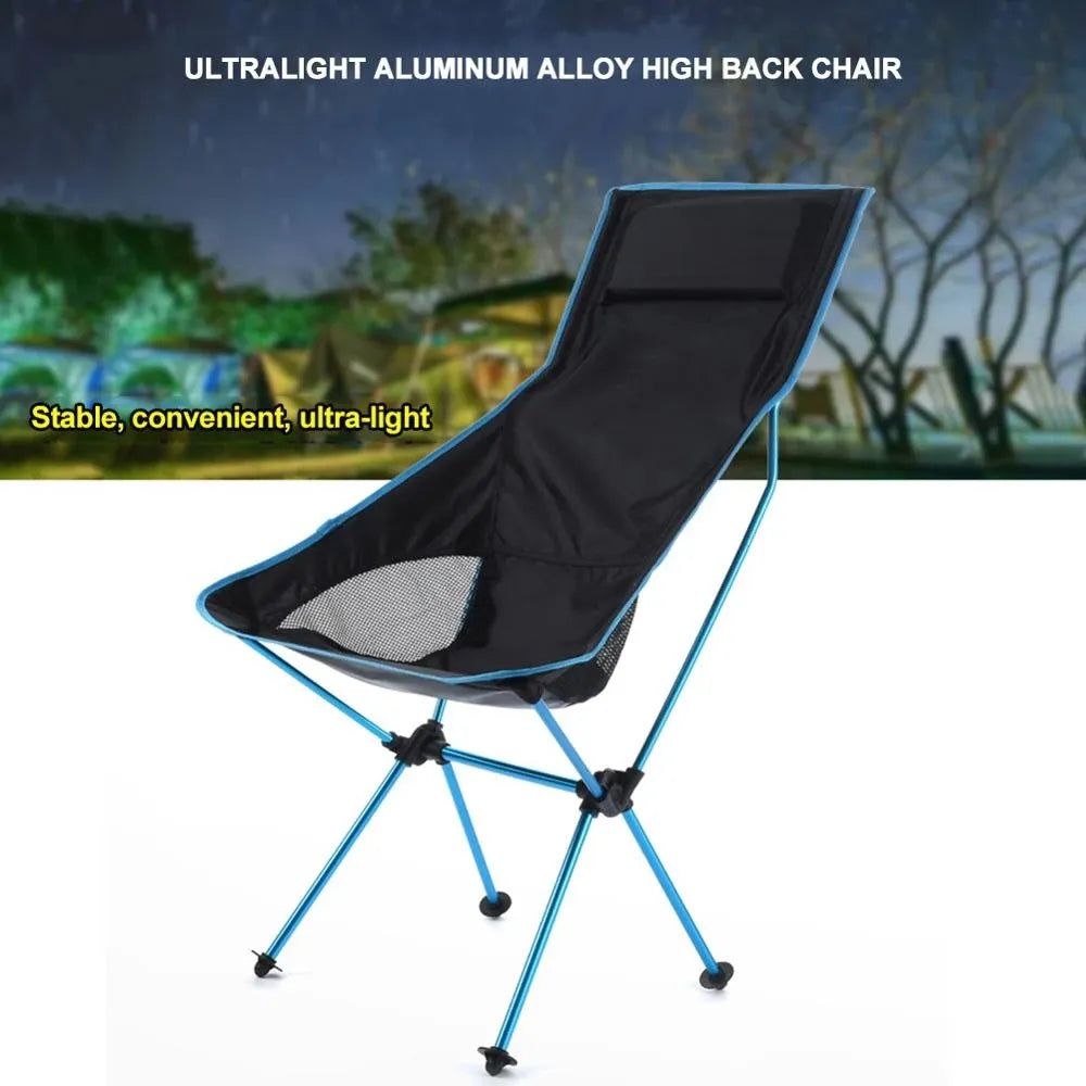 NNEOBA foldable outdoor camping chair with durable fabric and collapsible frame for portable seating — view 5