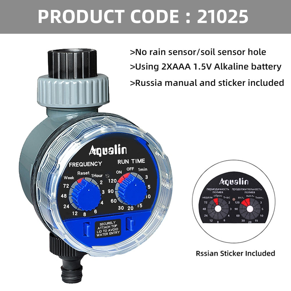 Automatic garden watering timer controller system for outdoor tap irrigation and plant care — view 2