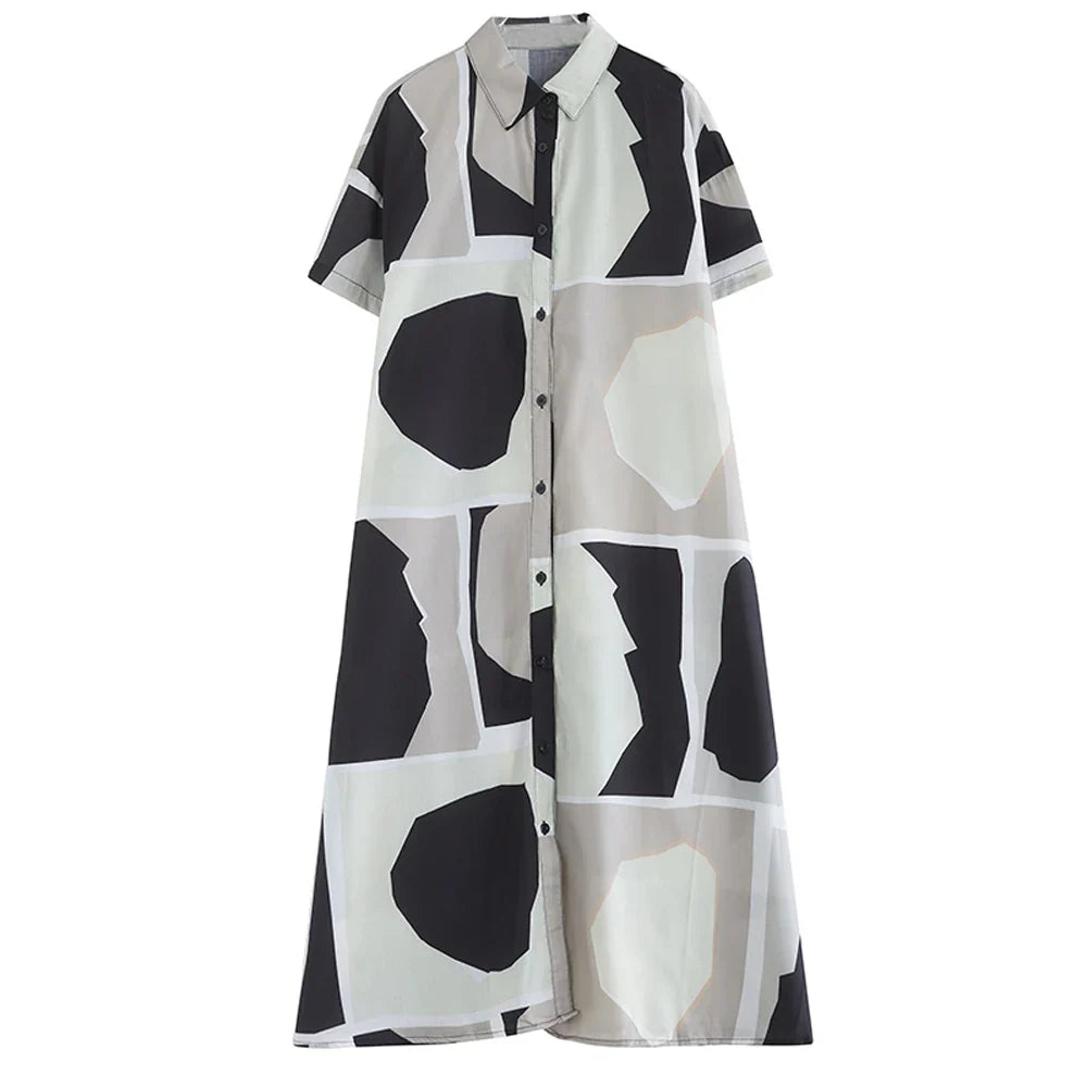 Limitless Printed Patchwork Maxi Dress-4