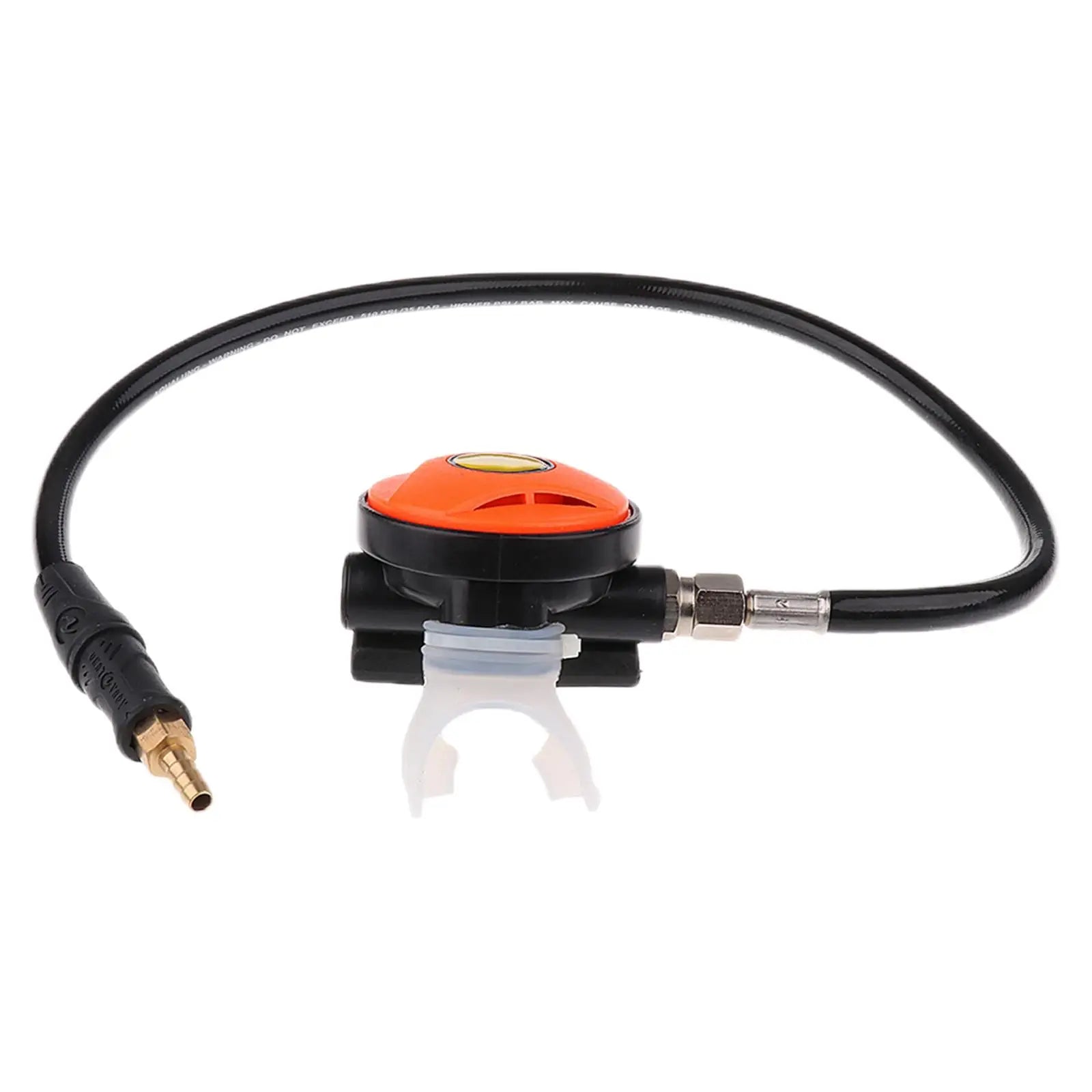 Scuba diving second stage regulator with a soft silicone mouthpiece and durable ABS construction — view 4