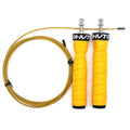 Pro CrossFit jump rope with ergonomic non-slip handles and adjustable weighted cable for fitness training