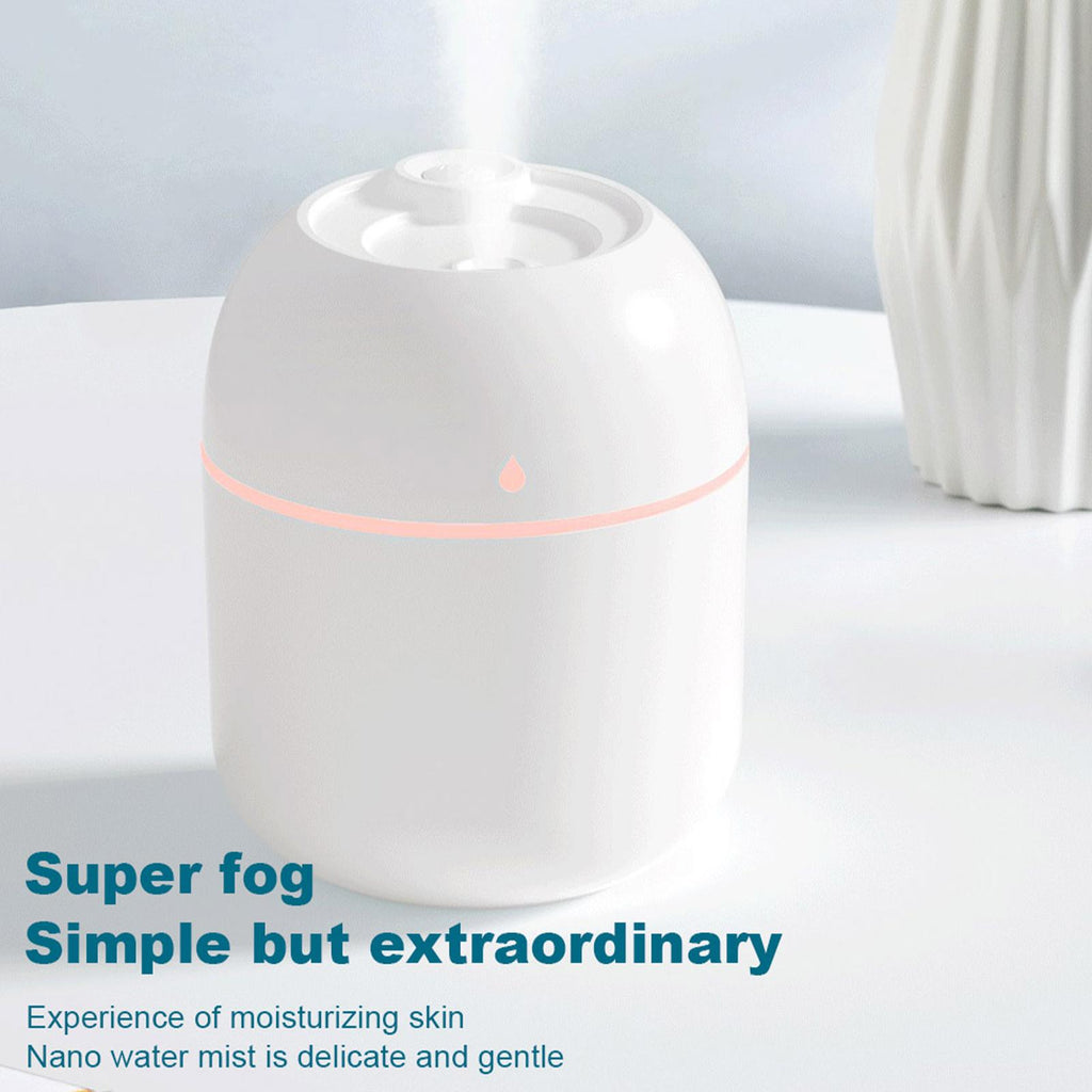 Portable compact USB aroma humidifier for home office desktop in modern design — view 3