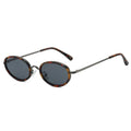 Confident Oval Resin Sunglasses-1