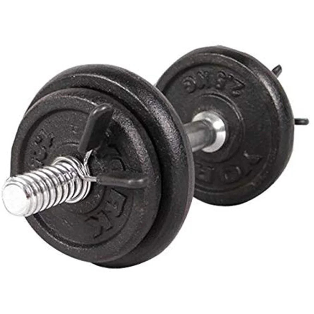Black and silver Squat and Lift Barbell Pad clamp securing weights for strength weights for training — view 5