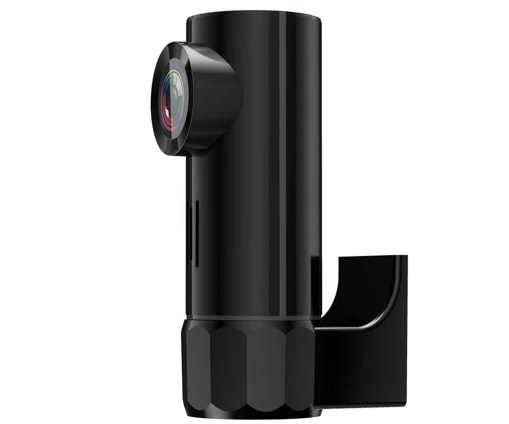 Black 1080P HD smart WiFi dash cam car DVR with wide angle lens