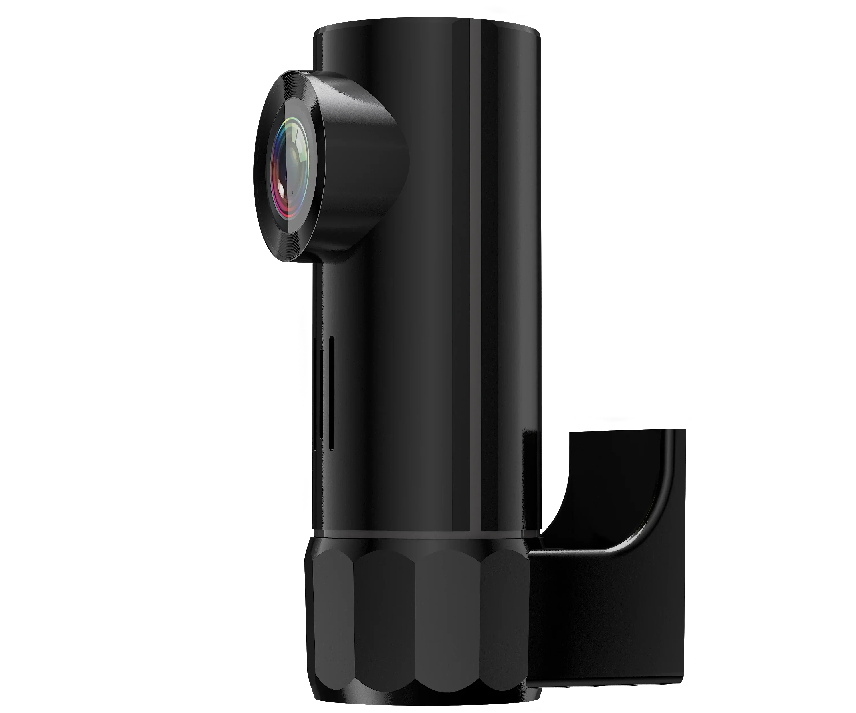 Black 1080P HD smart WiFi dash cam car DVR with wide angle lens