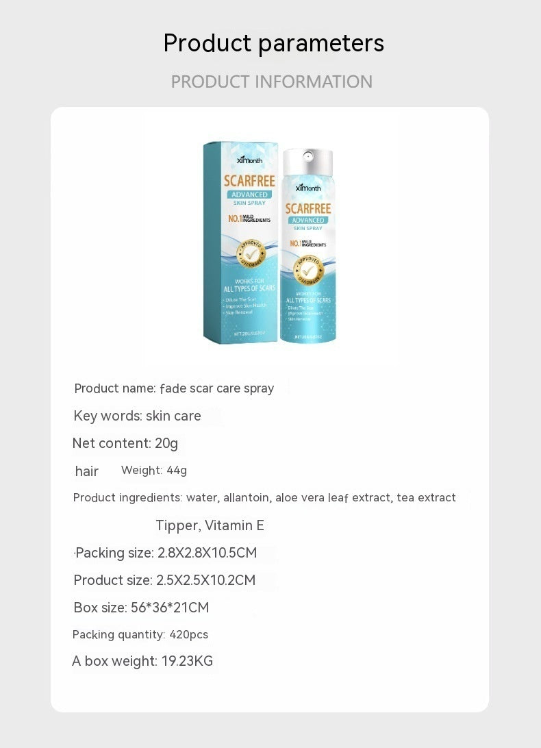 Scar Lightening Body Spray in a compact 20g travel bottle for smooth, radiant skin. — view 2