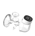 Wearable hands-free automatic breast pump device, compact and lightweight for discreet nursing