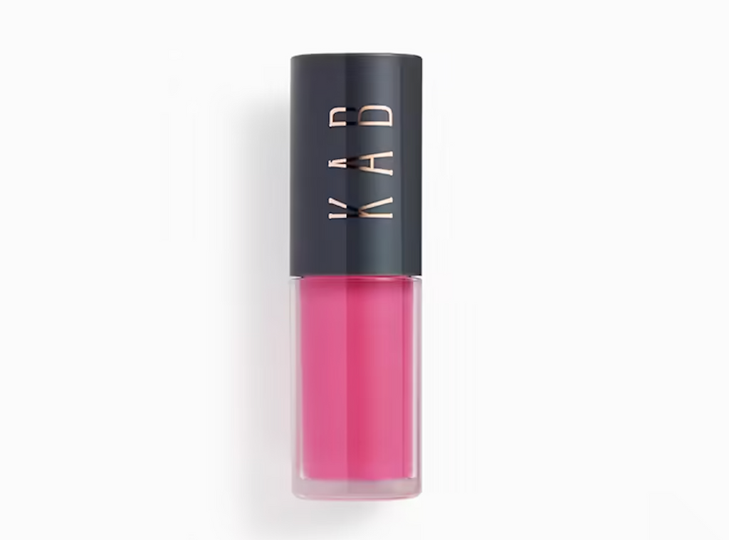 Mini hydrating tinted lip oil tube with a large doe-foot applicator and sheer glossy finish