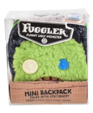 Fuggler mini backpack craft set featuring a quirky toothy monster face and hidden stationery accessories. — view 4
