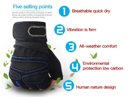 Unisex gym gloves with adjustable wrist support straps and breathable black fabric for heavy weightlifting — view 2