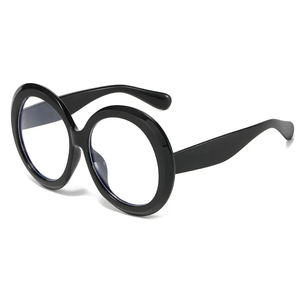 Fearless Oversized Resin Round Sunglasses-4