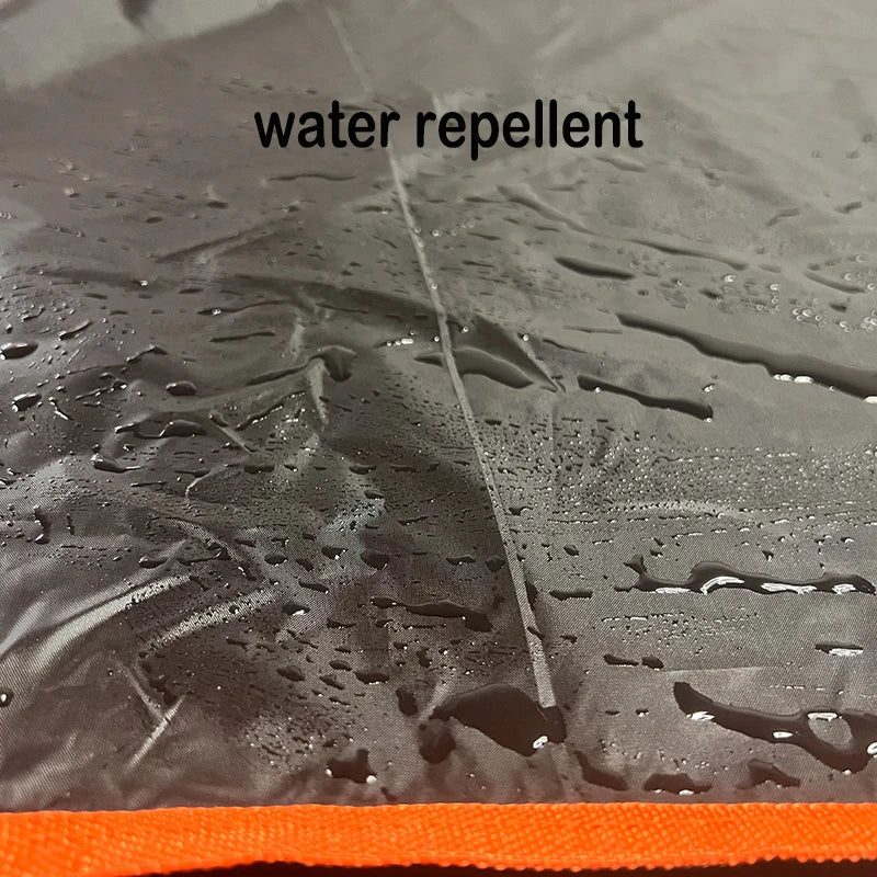 Black waterproof SUV cargo liner installed in trunk protecting interior from dirt and pet hair — view 5