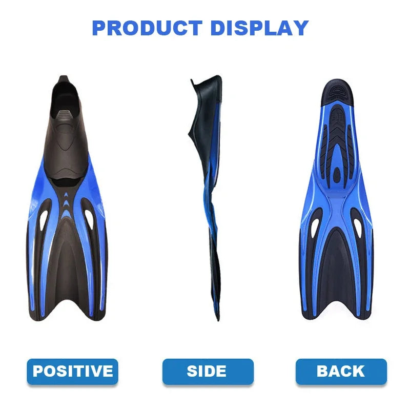 Pair of NNEOBA non-slip swimming and diving fins made from durable TPR and PP material — view 4