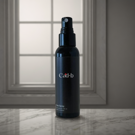 Texturizing sea salt hair spray bottle for effortless beach waves and instant hair volume