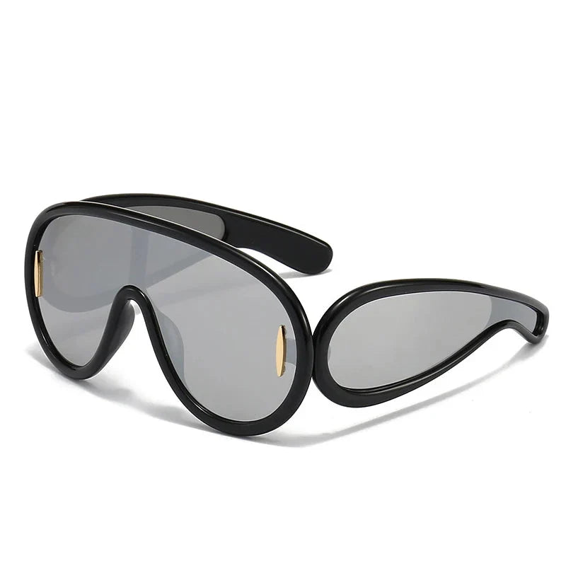 Daring Oversized Wave Sunglasses-11