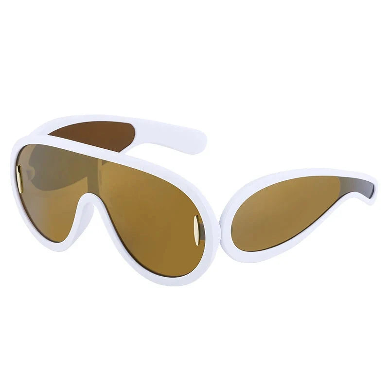 Daring Oversized Wave Sunglasses-2