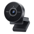 Black 4K autofocus USB webcam portable camera for computer and laptop video conferencing
