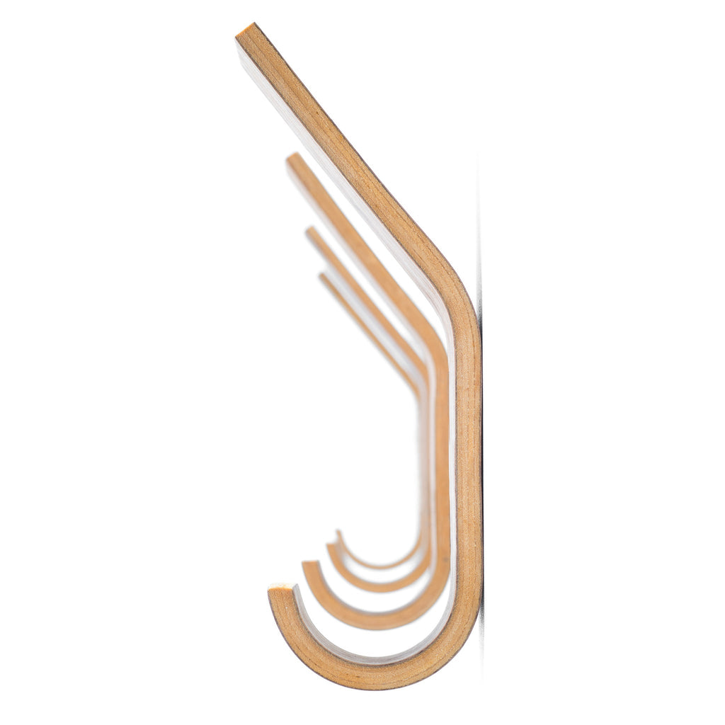 Set of 4 Wooden Wall Hooks-2
