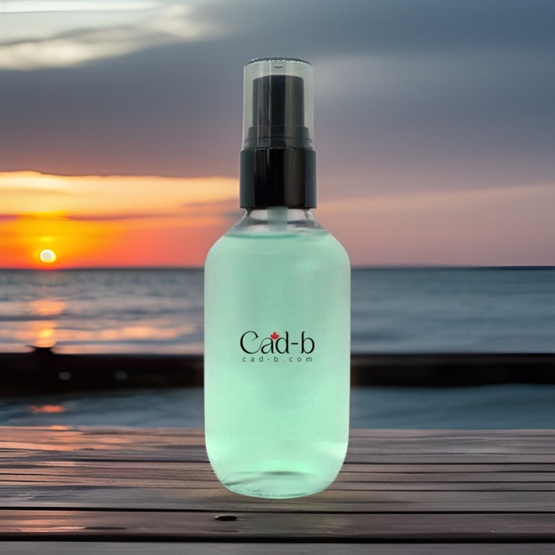 Cad B lightweight makeup setting spray bottle for long lasting wear and pore refining hydration