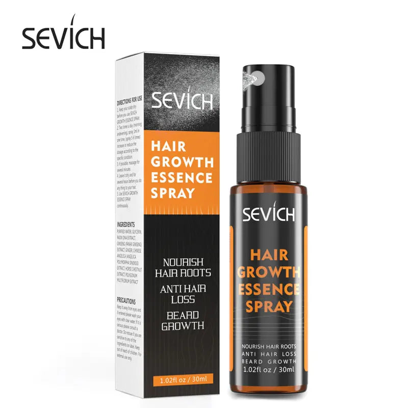 Sevich ginger hair growth spray bottle for natural scalp treatment and damaged hair repair — view 2