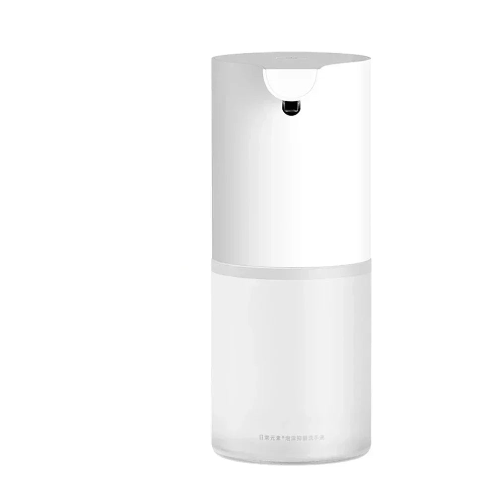 Sleek automatic foam hand washer and touchless soap dispenser for modern bathroom countertops