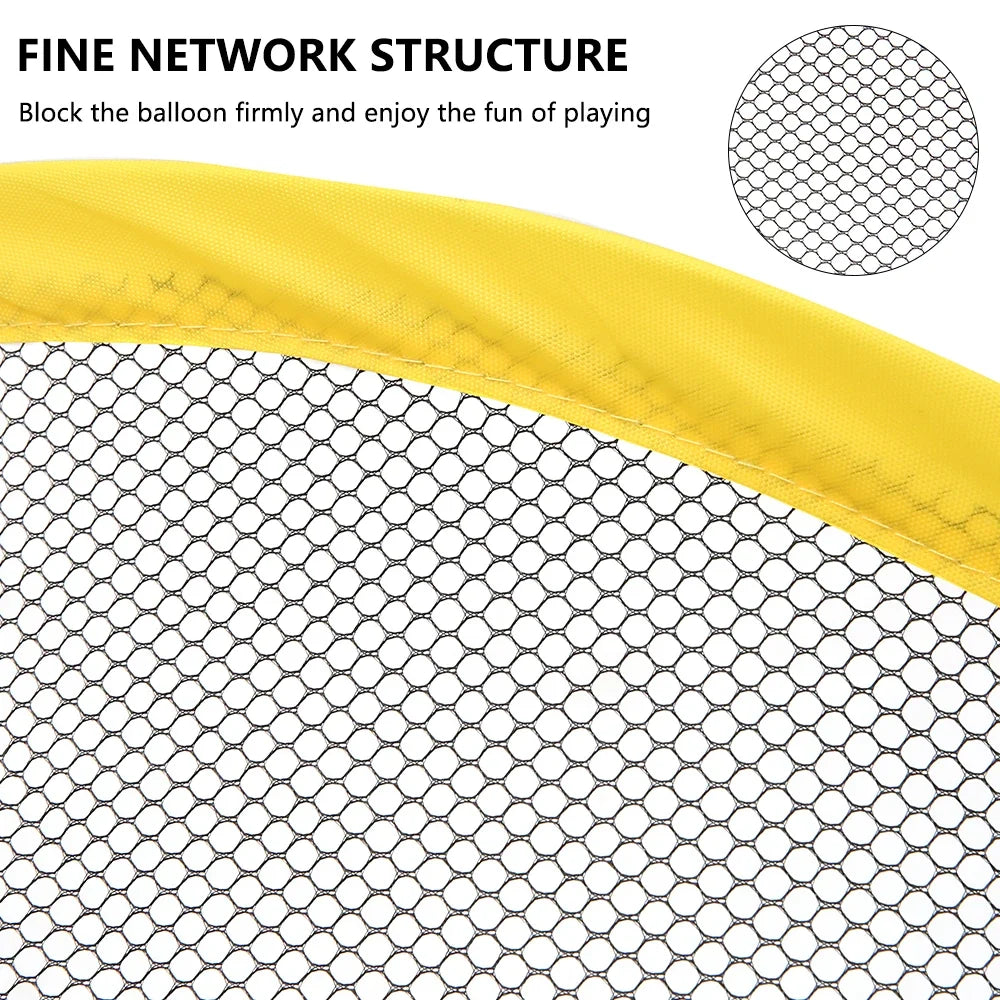 Foldable training goal net kit for kids including pop up goals, soccer ball and pump — view 5