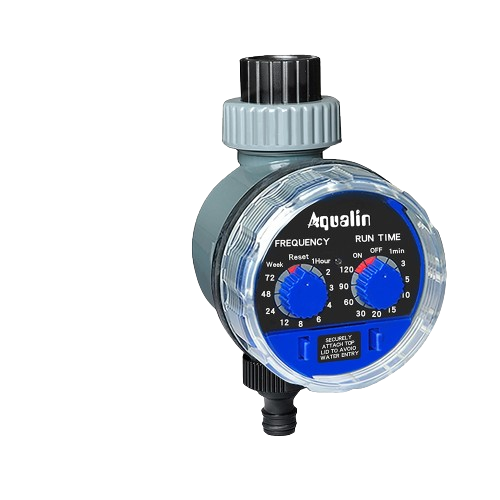 Automatic garden watering timer controller system for outdoor tap irrigation and plant care