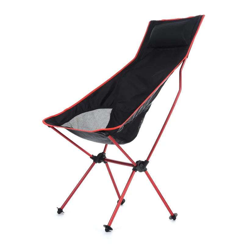 NNEOBA foldable outdoor camping chair with durable fabric and collapsible frame for portable seating — view 2