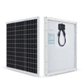 50 watt 12 volt monocrystalline solar panel module for RV and marine off-grid setups
