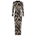 Audacious Leopard Print Sheath Dress-5