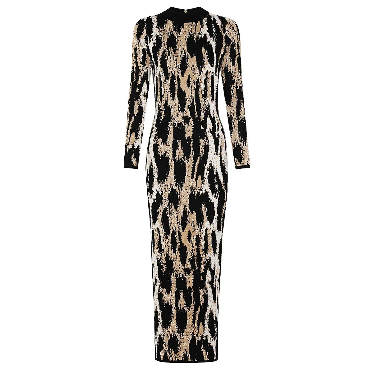 Audacious Leopard Print Sheath Dress-5