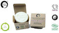 Organic lavender and rosemary solid shampoo round bar for dry hair eco-friendly zero waste