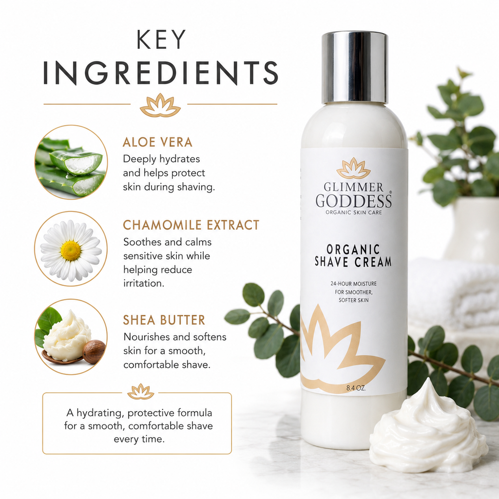 Organic Shave Cream for Sensitive Skin – Men & Women-1