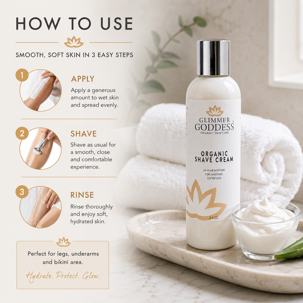 Organic Shave Cream for Sensitive Skin – Men & Women-3