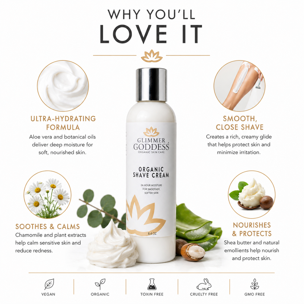 Organic Shave Cream for Sensitive Skin – Men & Women-4