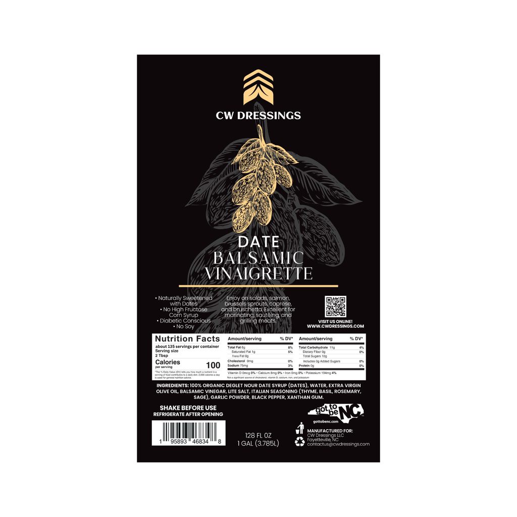Date Balsamic Vinaigrette – (1 Gallon)-3