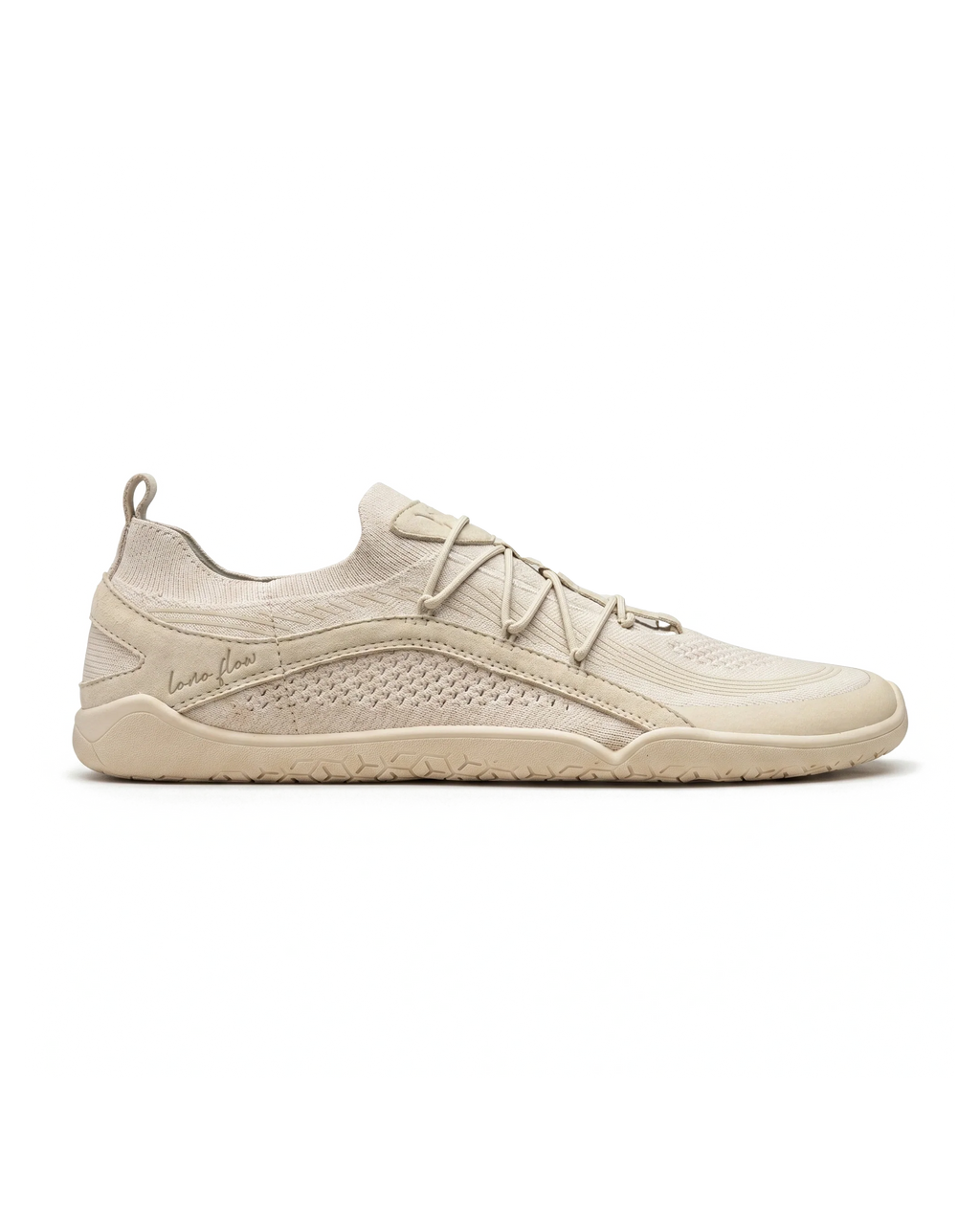Pair of FLOW 2 barefoot training shoes featuring a wide toe box and secure laces — view 3
