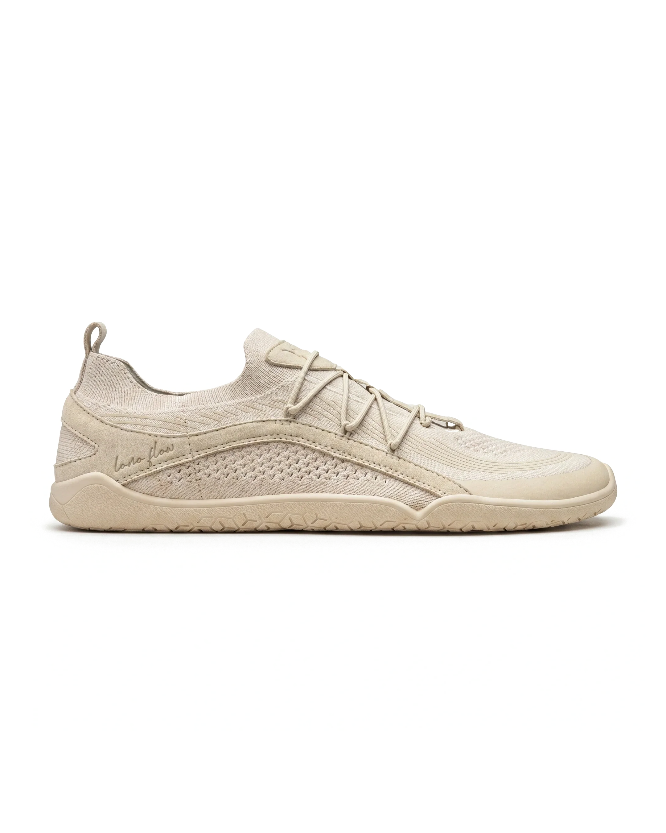Pair of FLOW 2 barefoot training shoes featuring a wide toe box and secure laces — view 3