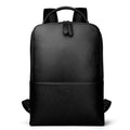 Skald Black Pebbled Leather Backpack | Slim Black Leather Backpack-0